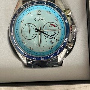 NIB colorful blue chronograph 😀